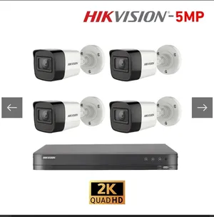 كاميرات مراقبة هيكفيجين 5 ميجا بكسل HD  5mpHD kit