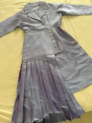 short purple wedding dress xs