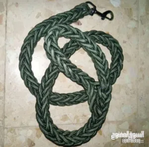 مستلزمات حيوانات أليفة كاملة كلاب  (طوق /حبل متين / صحن ستانلس لتر بوكس)