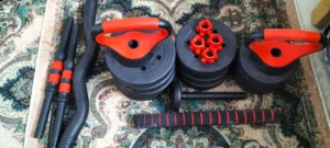 دمبل تركيب 20 كيلو مع معدات دمبلز تركيب 20 كيلو مع معدات