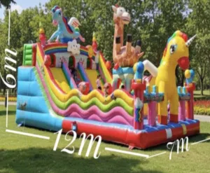 لعبة القلعه العملاقة 12 متر بسعر مغري