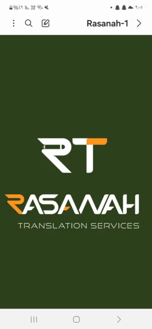 Rasanah translation services 