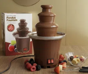 Mini chocolate fountain