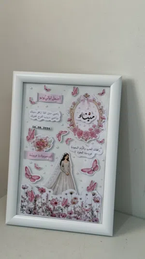 لوحة استقبال مواليد وزواج وتخرج واعياد ميلاد