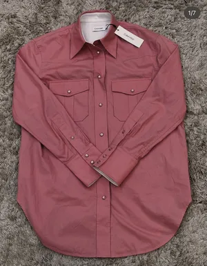 Long Sleeves Shirts . S . Pink . New0