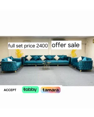 i have very good new comfotable set for sale neat and cleanلدي مجموعة مريحة جديدة جيدة جدًا للبيع، أ