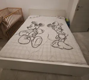 IKEA bed + IKEA mattress 60 BD