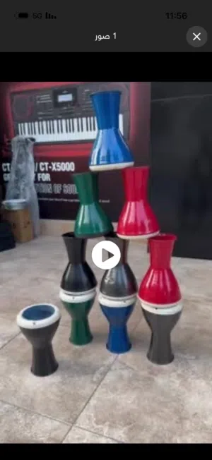 جيتار بيبي جديد الطول 65 سم مسكر بالكرتونه مع ريشه ووتر ( صغير )