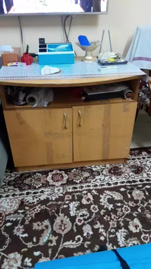 Single three seater Sofa and TV cabinet for sale,  very good condition sparingly used