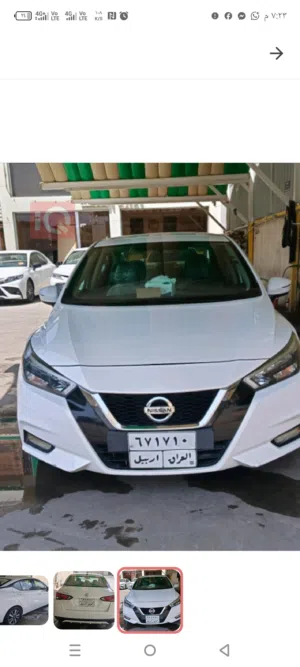 نيسان صني مكسيكي.  موديل 21 ماشي 88 رقم اربيل وكاله باسمي  مكفوله. ماعدا. شبر بين البابين بارد فقط