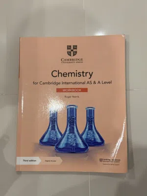 Chemistry Cambridge international AS&A workbook