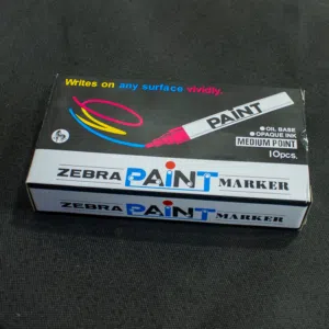 ZEBRA Paint Marker – Industrial Permanent Marker for Metal & Steel  قلم تحديد صناعي