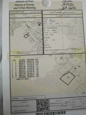 Residential Land for Sale in Muscat Muscat Hills