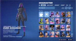 fornite account with (278) skins
