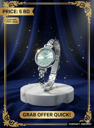 Others . Analog Quartz . Silver . New0