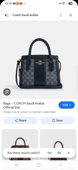 Brand new two coach bags (original) untagged got from USA
