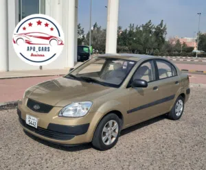 Kia Rio - 2008 Gold كيا ريو 2008 ذهبي