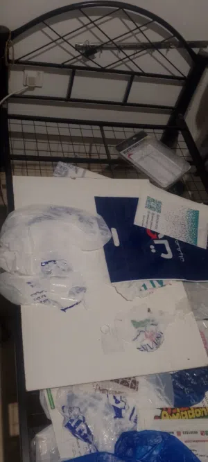 سرير حديد مفرد