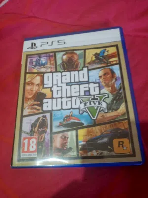 سيدي GTA 5 نسخة بلايستيشن 5 للبيع مستعمل على حالة الوكالة فش ولا خدش كانه جديد