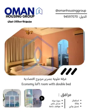 22 m2 Studio Apartments for Rent in Muscat Al-Hail
