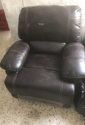 Recliner and storage cabinet for sale