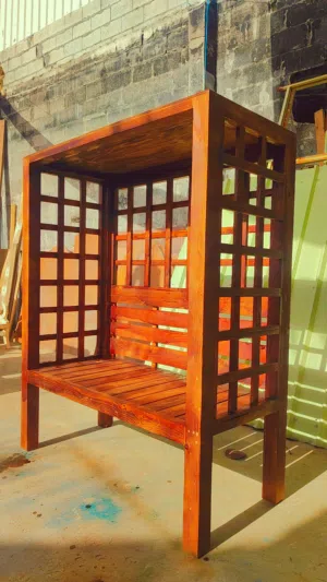 جلسة خارجية مصنوعة من الخشب السويدي الارتفاع 180