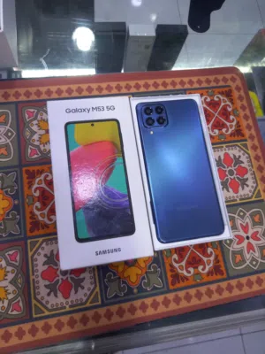 جهاز Samsung Galaxy M53 5g مواصفات 256جيجا رام 8 مستعمل بحالة الوكالة