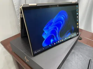لابتوب الشبح spectre الفريد من hp قابل للتحويل لجهاز لوحي شاشة لمس 4k مع قلم ذاكره 1TB للجادين فقط