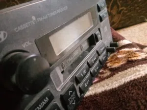 مسجل هونداي وكالة أصلي كاسيت + راديو FM/AM مناسب للسيارات القديمة أو الوكالة