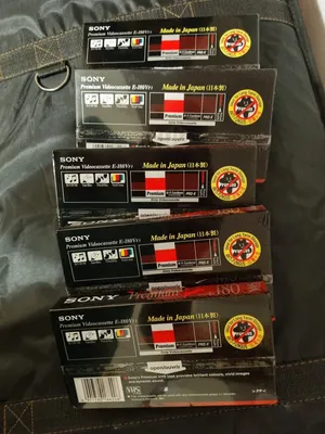 اشرطة فيديو سوني اصلي ياباني جديدة Sony video tapes new made in Japan