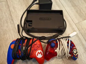 Nintendo switch dock with controller