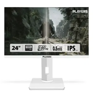 PLAYERS PLY240 Gaming Monitor  24  HDMI 2.1  FHD  180Hz  0.5ms  IPS