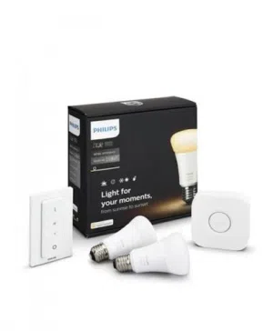 Philips hue white ambiance starter kit with dimmer switch and smart hub included