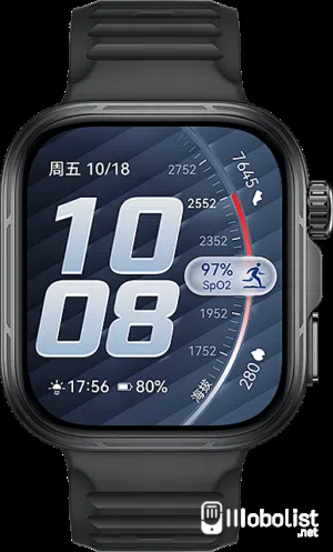 ساعة Huawei Watch Fit 5 Pro الموضحة في الصورة هي إصدار متطور من ساعجديدة للتكنولوجيا الرقمية الحديثة