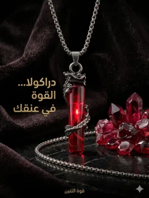 قلاده بحجر احمر