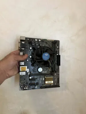 معالج وبورد  I5 7400+H110