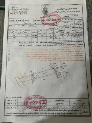 ارض للبيع معارض تجاريه وسكن خاص او زراعيه مشتركه