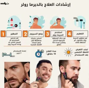 ديرما رولر/ Derma roller system / ديرما بكره / اداة العناية بالشعر والبشره