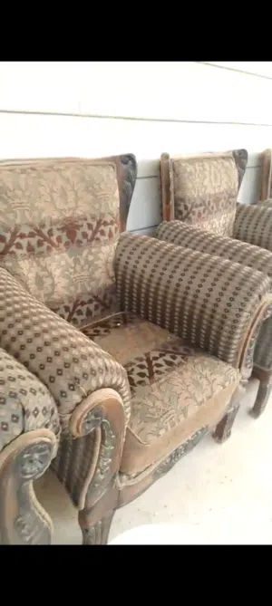 طقمين كنب زان مصري  كل طقم 7مقاعد