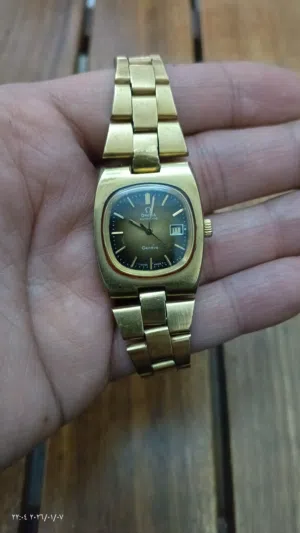 أوميغا جينيف ستاتي  نظيفة جدا 1974 (Omega) طراز جينيف (Genève) اصلية اصدار 1974