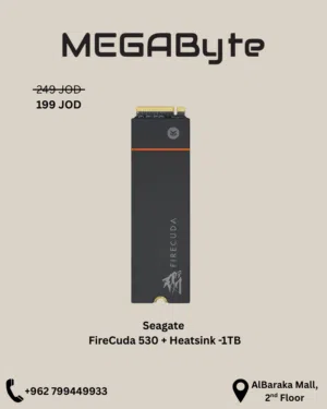 Seagate FireCuda 530 1TB Solid State Drive with Heatsink -NEW -MEGAByte