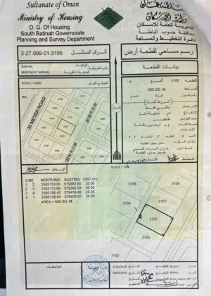 Residential Land for Sale in Al Batinah Nakhl