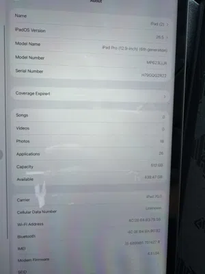 (6th generation)iPad Pro