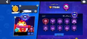 بيع حساب Brawl Stars قوي بسعر مناسب  وياتي مع الحساب حساب كلاش اوف كلانس  تاون 17 جواهر 10500