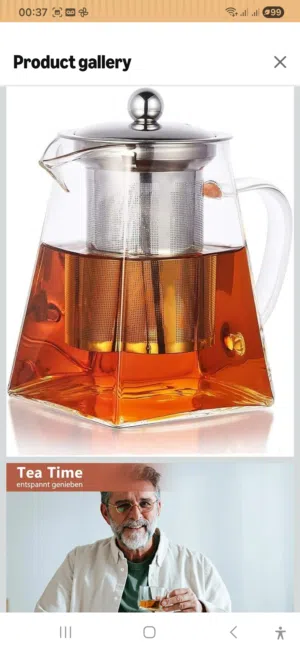 براد شاى زجاجى