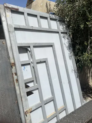 باب حديد ضرفتين 280*240 ثقيل للبيع