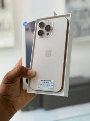 Apple iPhone 16 Pro Max 256GB Gold - Used Excellent Condition, 1 Year Old