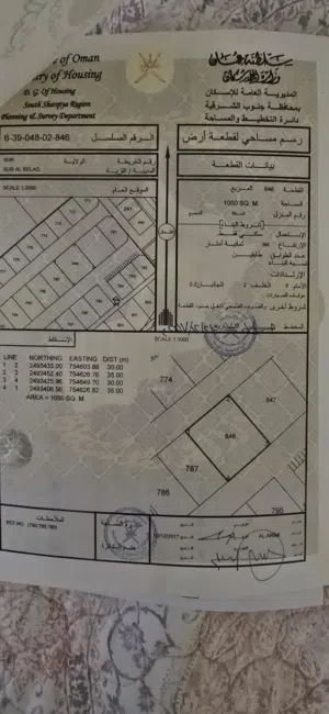 Residential Land for Sale in Al Sharqiya Sur