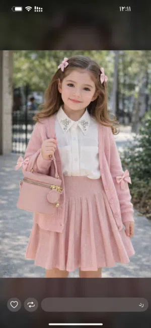 طقم بناتي للعيد