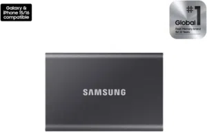 EXTERNAL SSD SAMSUNG T7 2TB أداء احترافي... مساحة أكبر... وسرعة مذهلة